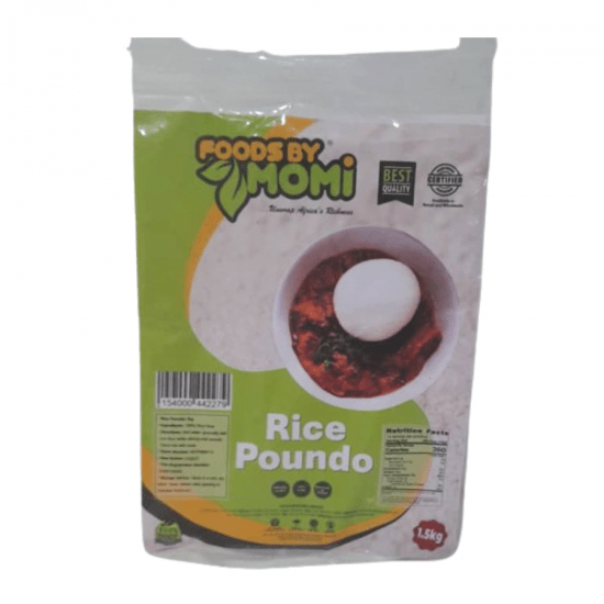 Rice Poundo Flour 1.5kg - Foodsbymomi