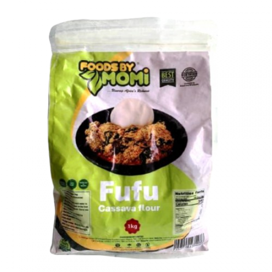 Fufu Cassava Flour 1kg -Foodsbymomi