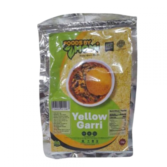 Yellow Garri 1kg - Foodsbymomi